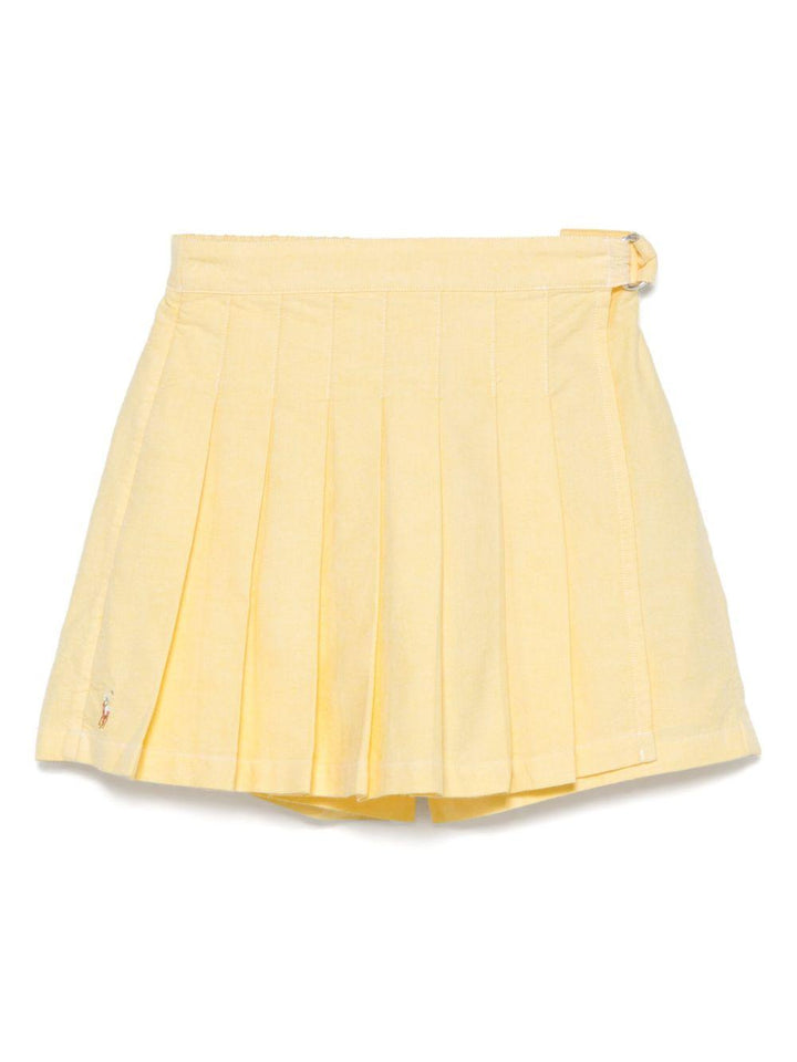 Gonna/pantalone gialla chiaro per bambina