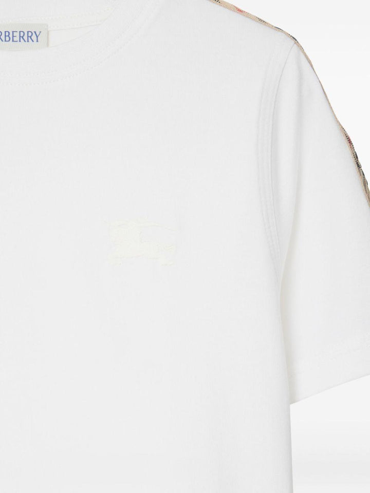 T-shirt bianca per bambino 8108049 A1464 Burberry Kids 