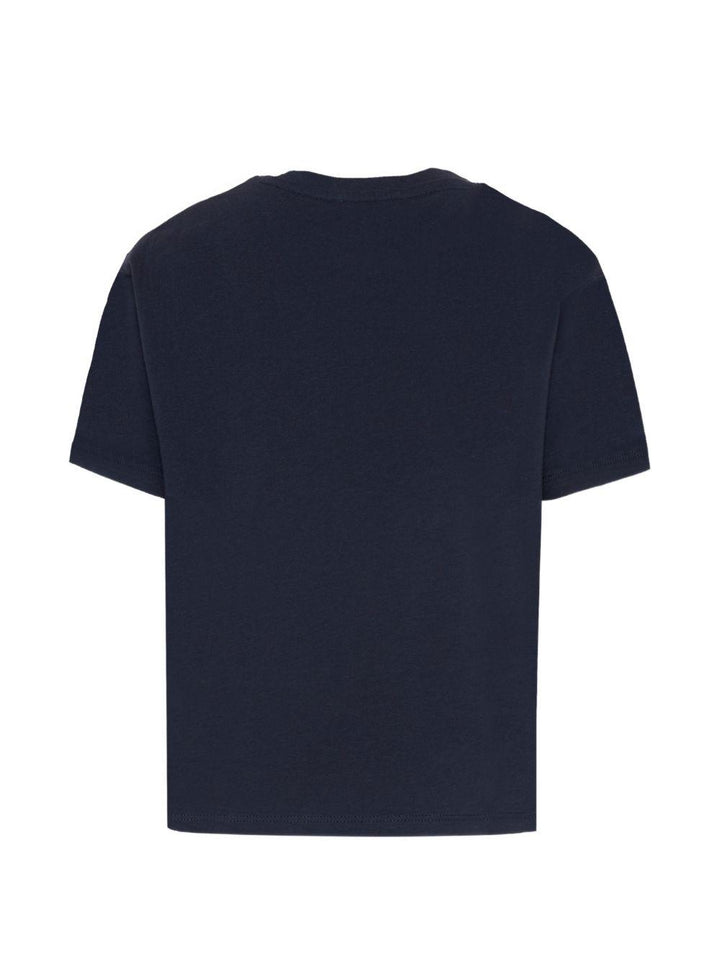 T-shirt blu scuro per bambino S6MSJUTH004 MS072 Msgm Kids 