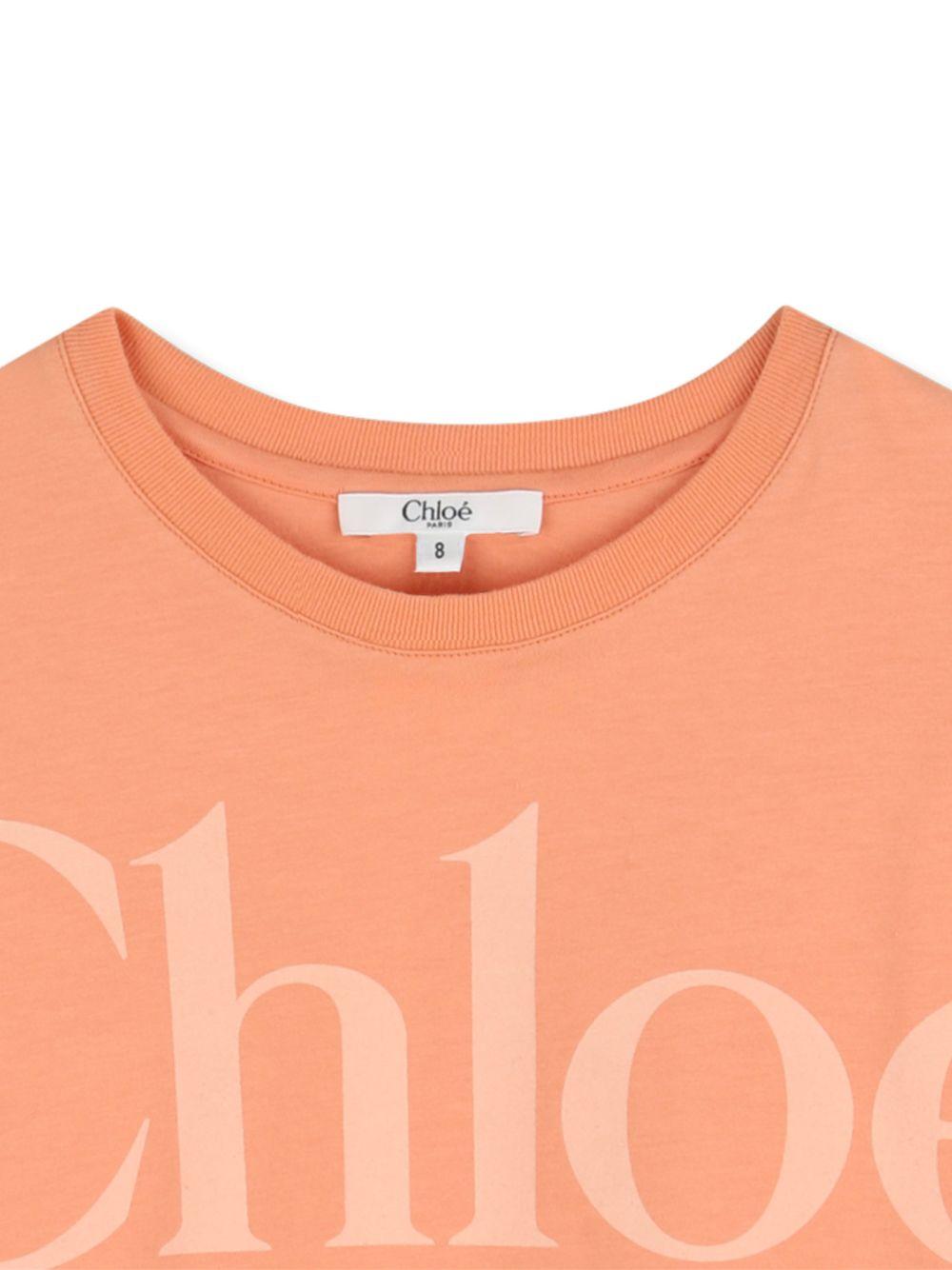 T-shirt arancione per bambina C20859 43A Chloe 