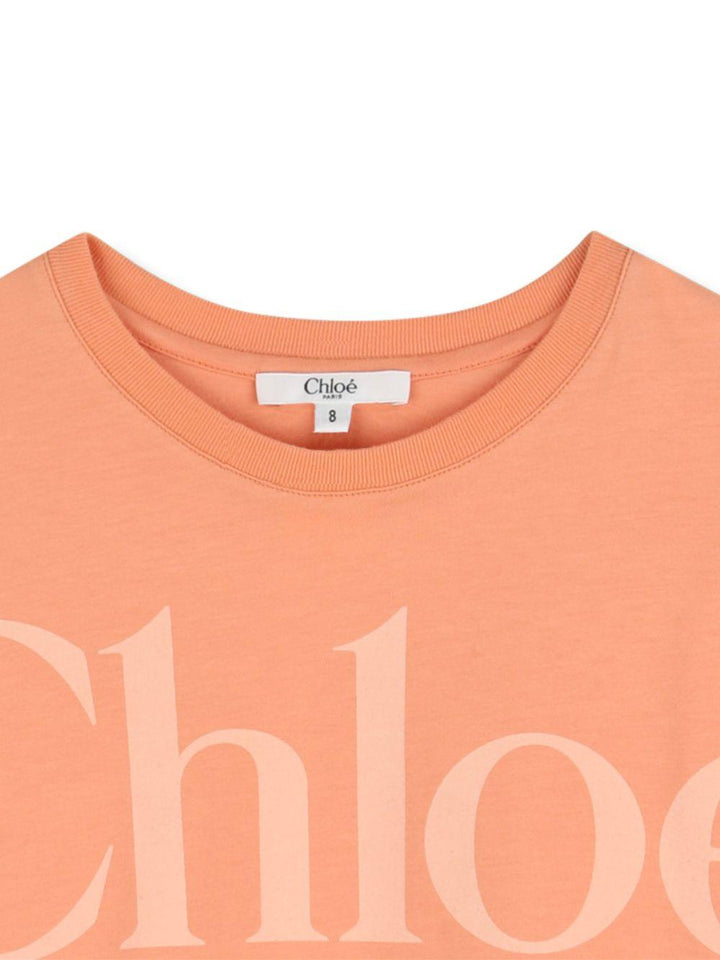 T-shirt arancione per bambina C20859 43A Chloe 