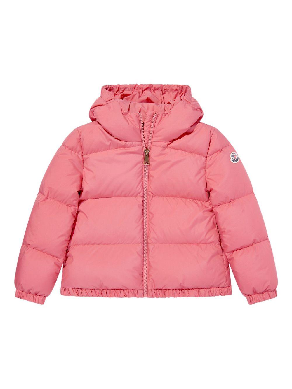 Giubbotto rosa per bambina 9541A00012597YW 56H Moncler Kids 