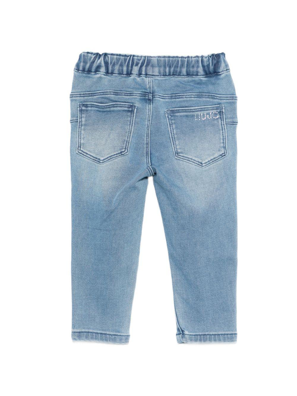 Jeans azzurro chiaro per neonata HA6023D5046 77122 Liu Jo 