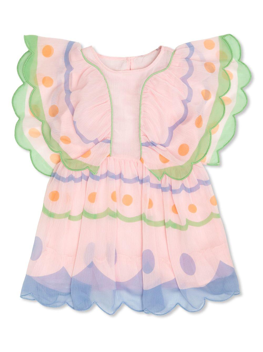 Abito rosa chiaro per bambina TW1E22Z2554 50HMC Stella McCartney Kids 