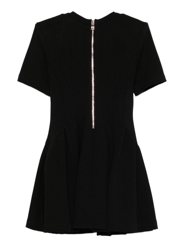 Abito nero per bambina BX1C01J0371 930 Balmain Kids 