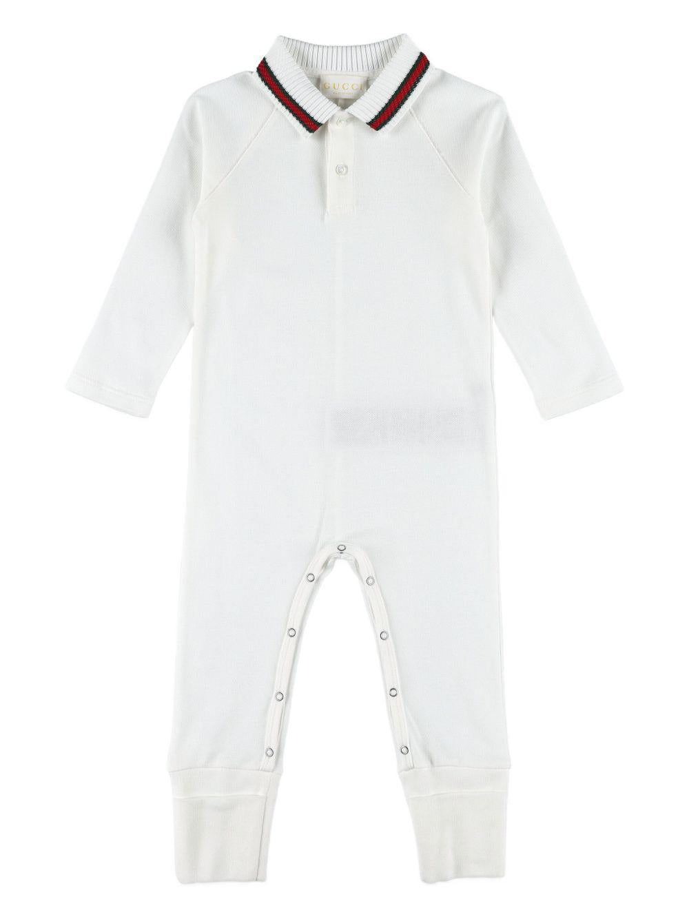 Tutina bianca per neonato 825183XJHAM 9024 Gucci Kids 