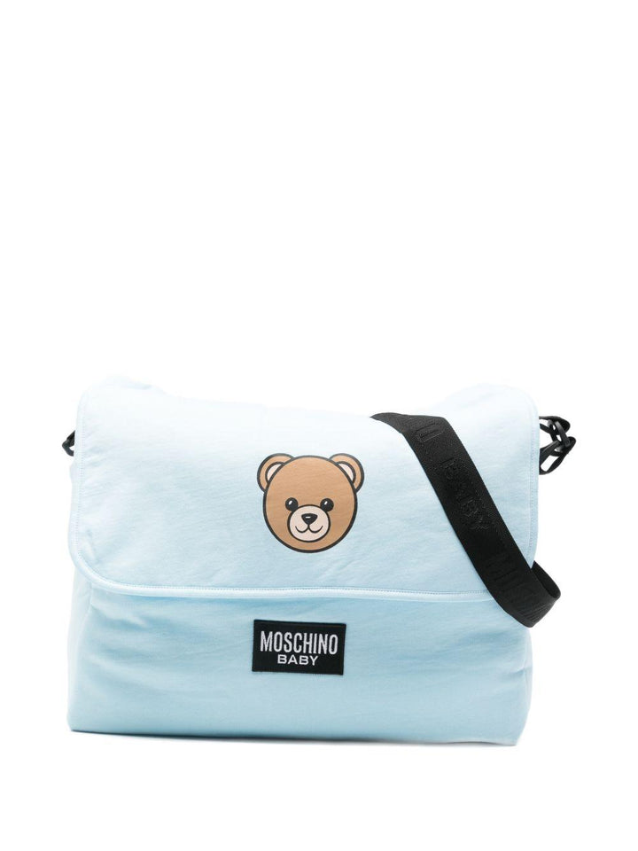 Borsa mamma azzurra MUX05VLCA19 40304 Moschino Kids 