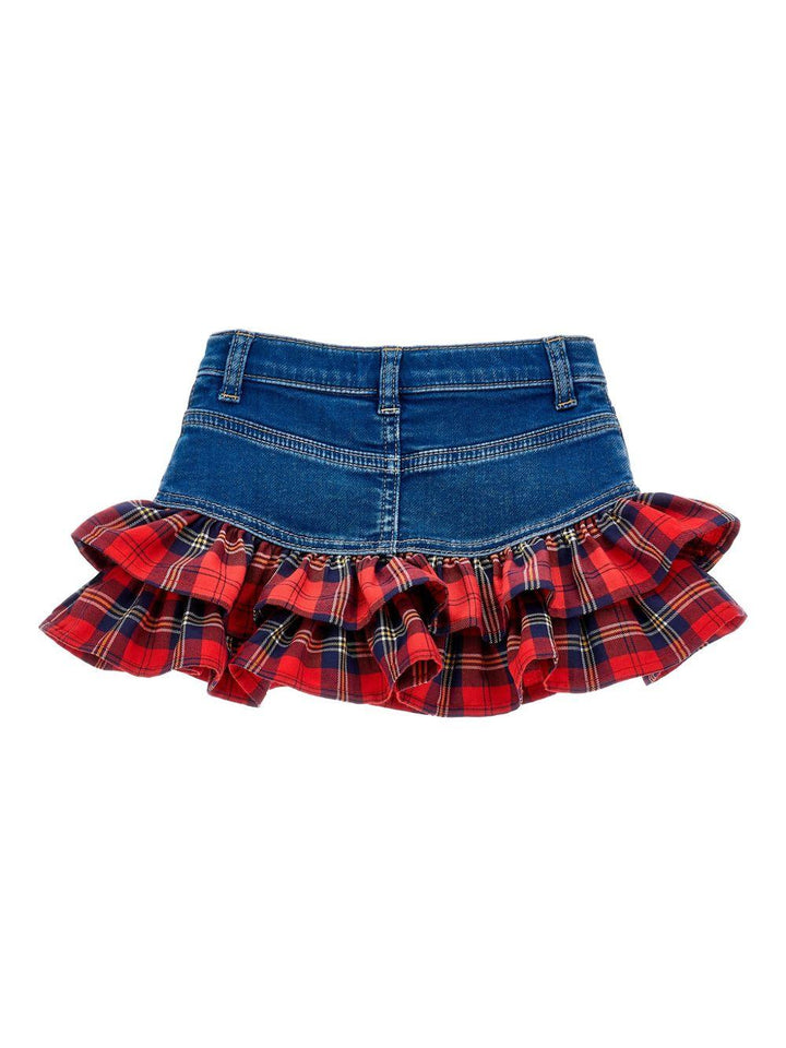 Gonna blu indaco per bambina 19F711NP6043 0055 Monnalisa Kids 