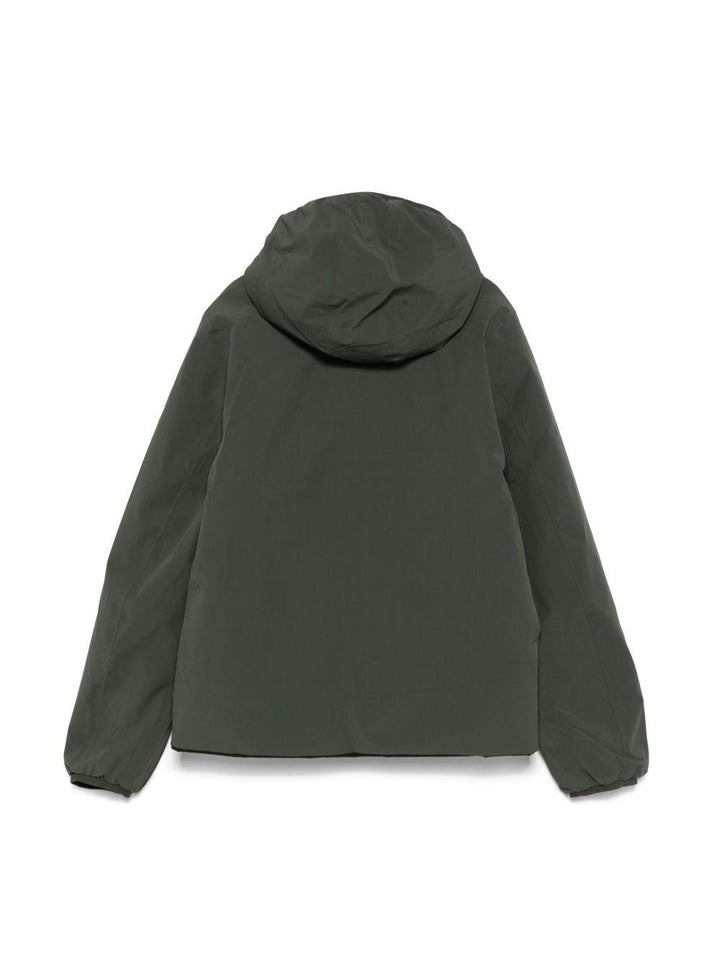 Giubbotto verde/nero per bambino K71337W AGQ K-Way Kids 