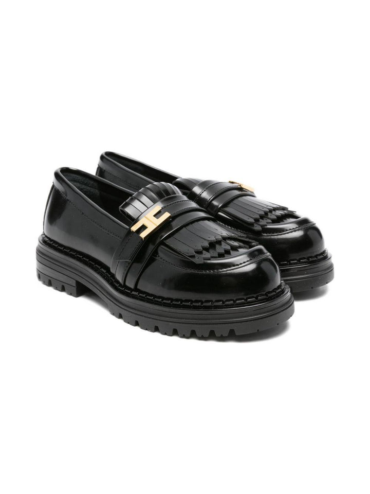 Scarpe nere per bambina F4A4E03981259 930 Elisabetta Franchi Kids 