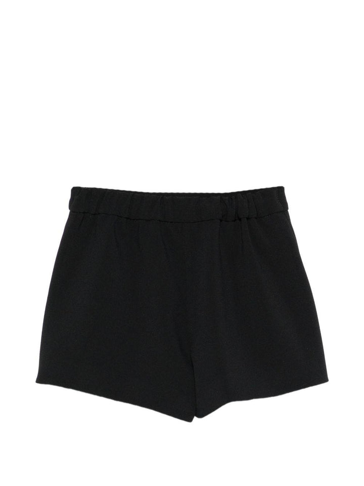 Bermuda nera per bambina EGBE0270GA022 N100 Elisabetta Franchi Kids 