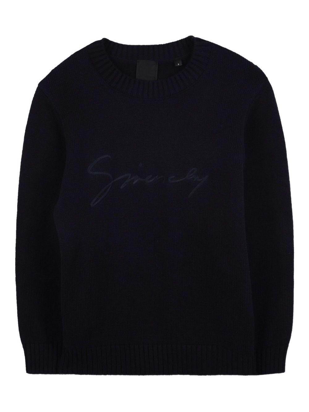 Maglione marine per bambino H31027 853 Givenchy Kids 