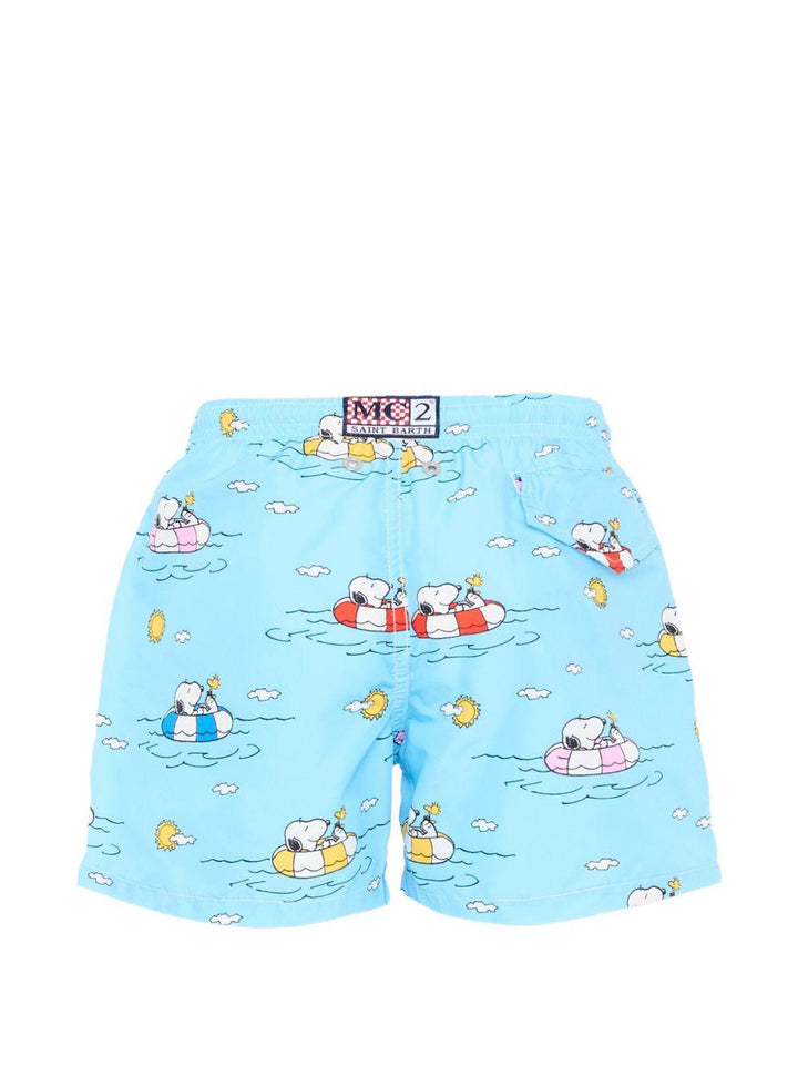 Costume azzurro per bambino JEA0004 02652L MC2 Saint Barth Kids 