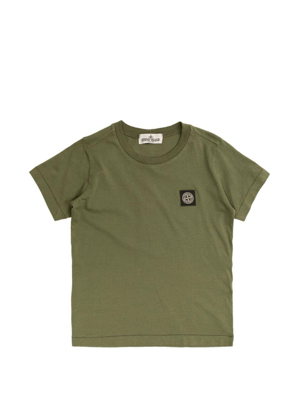 T-shirt verde per bambino 62100003S0047 V005G Stone Island Kids 