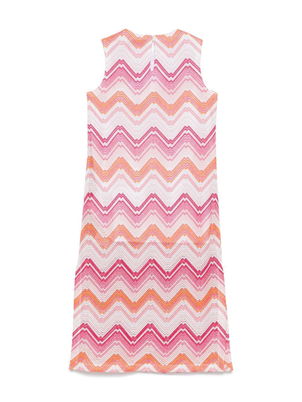 White/pink dress for girls