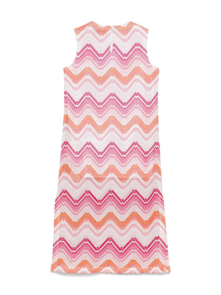 White/pink dress for girls