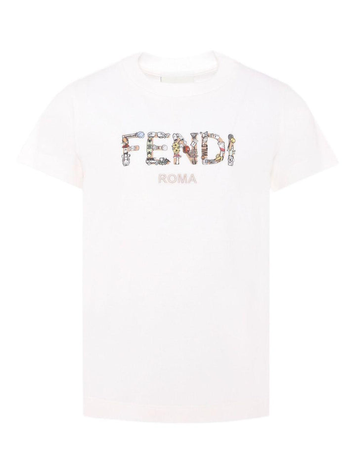 T-shirt bianco per bambino