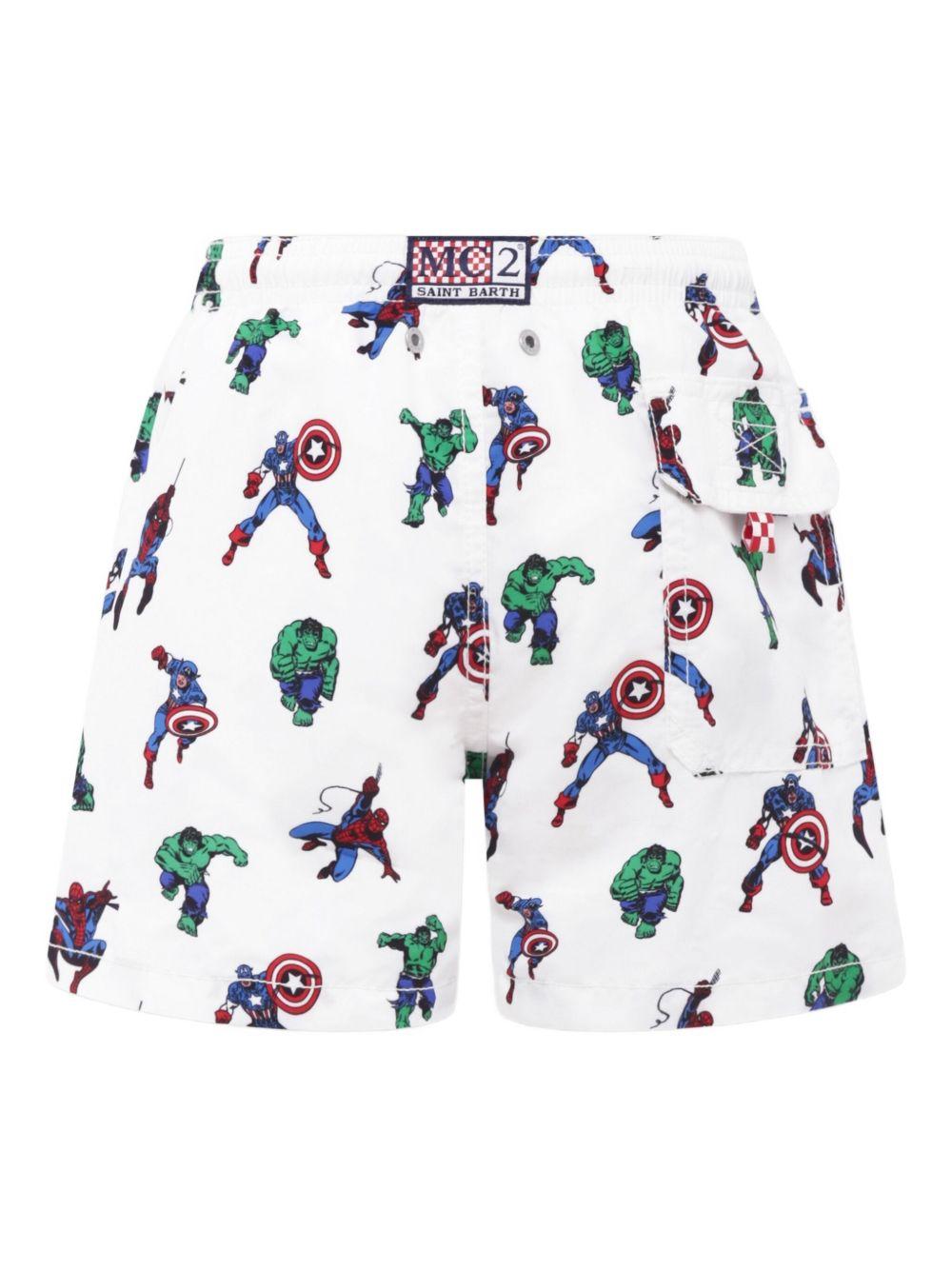 Costume bianco/supereroi per bambino