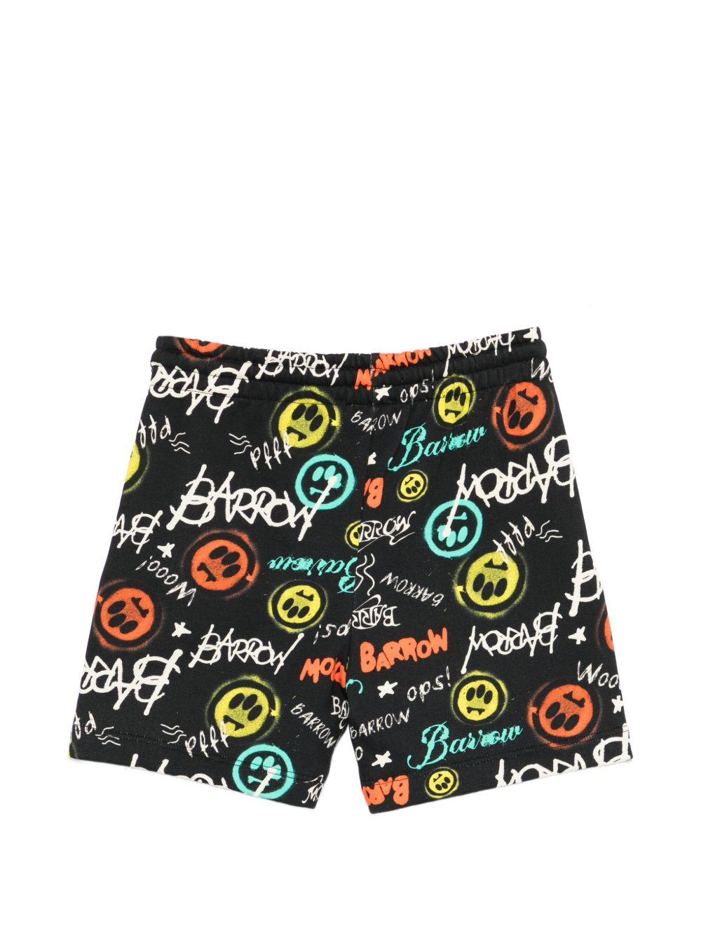 Bermuda nera per bambino S6BKJUBE047 110 Barrow Kids 