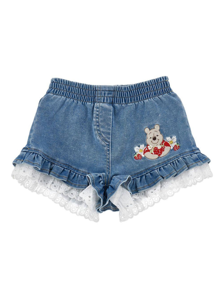 Bermuda blu per bambina 39G4097017 0062 Monnalisa Kids 