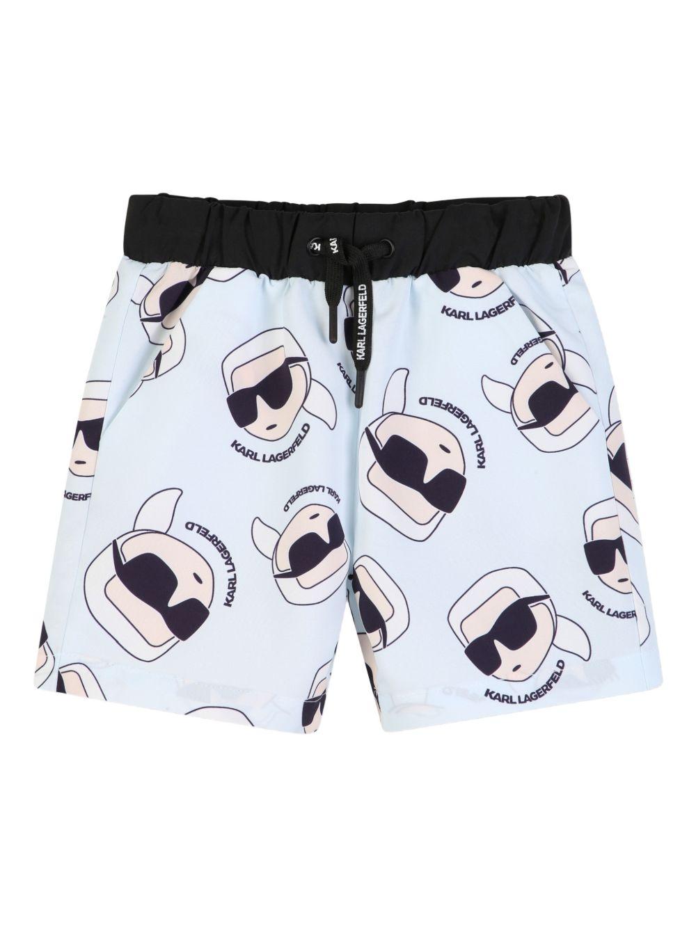 Completo blu/bianco/nero per bambino Z31067 10P Karl Lagerfeld Kids 