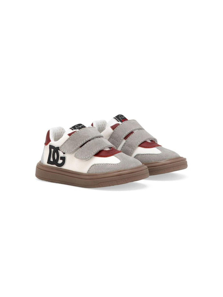 Sneaker per bambino in pelle multicolore DN0205A4278 8T576 Dolce & Gabbana Kids 