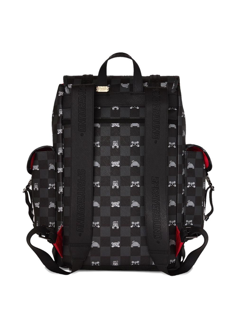 Zaino nero/grigio per bambino 910B8909 NSZ Sprayground Kid 