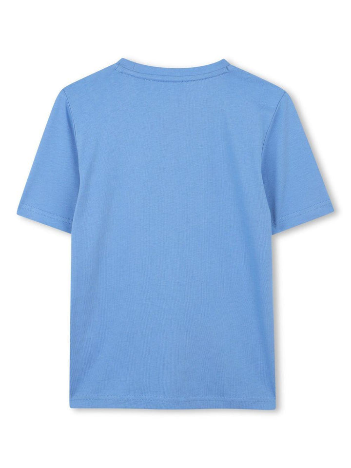 T-shirt blu fiordaliso per bambino