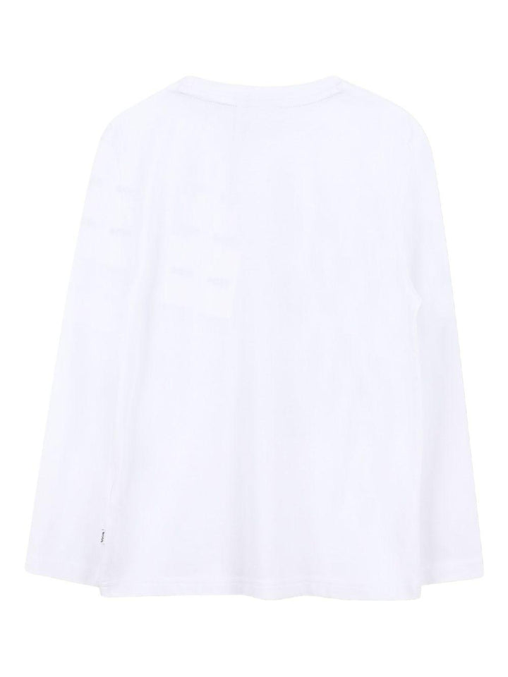 T-shirt bianco per bambino J52362 10P Boss Kids 