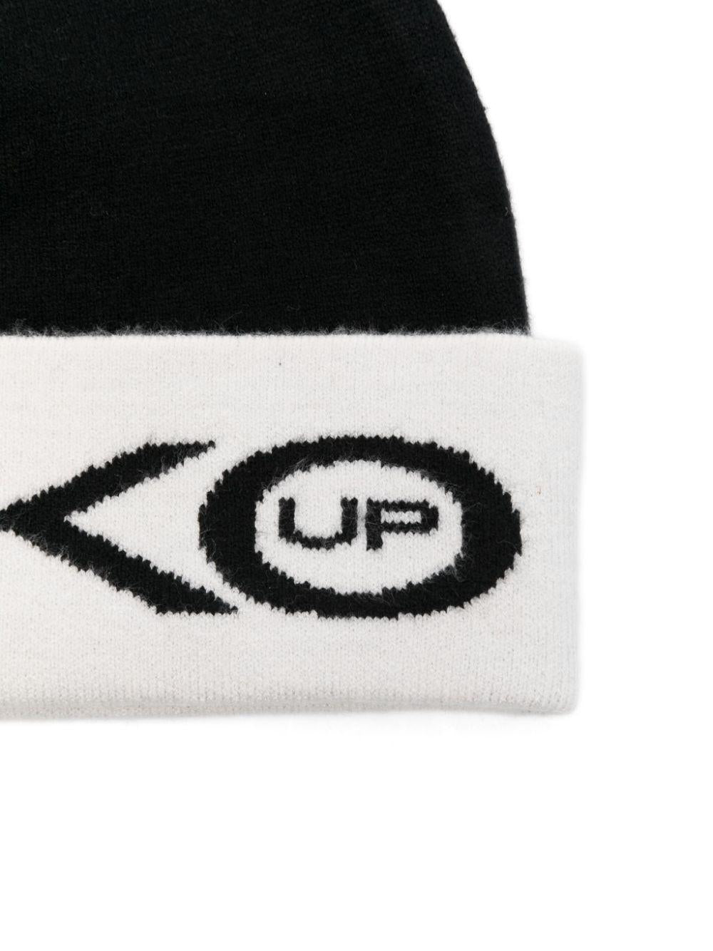 Cappello nero/bianco per bambina