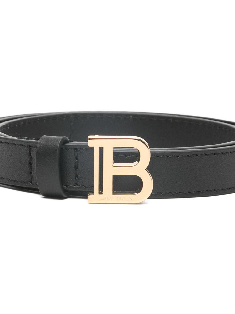 Cintura nera per bambina BY0C01Z1371 930OR Balmain Kids 