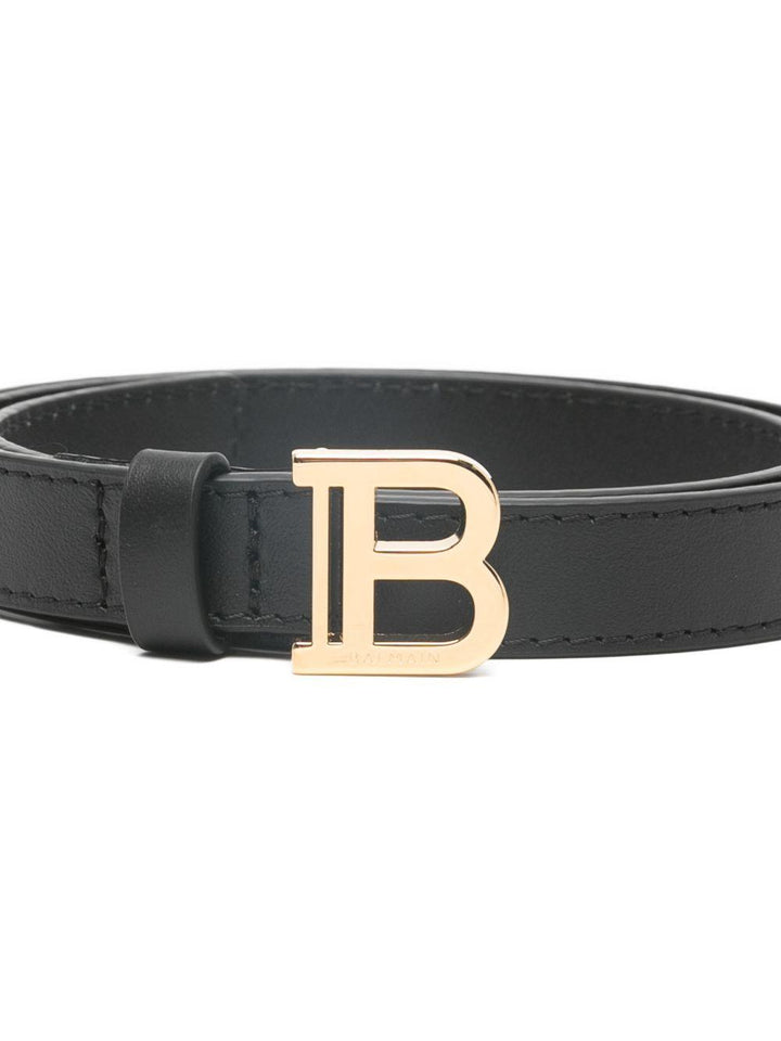 Cintura nera per bambina BY0C01Z1371 930OR Balmain Kids 