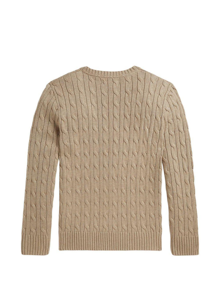 Maglione marrone chiaro per bambina 323702674 513 Ralph Lauren Kids 