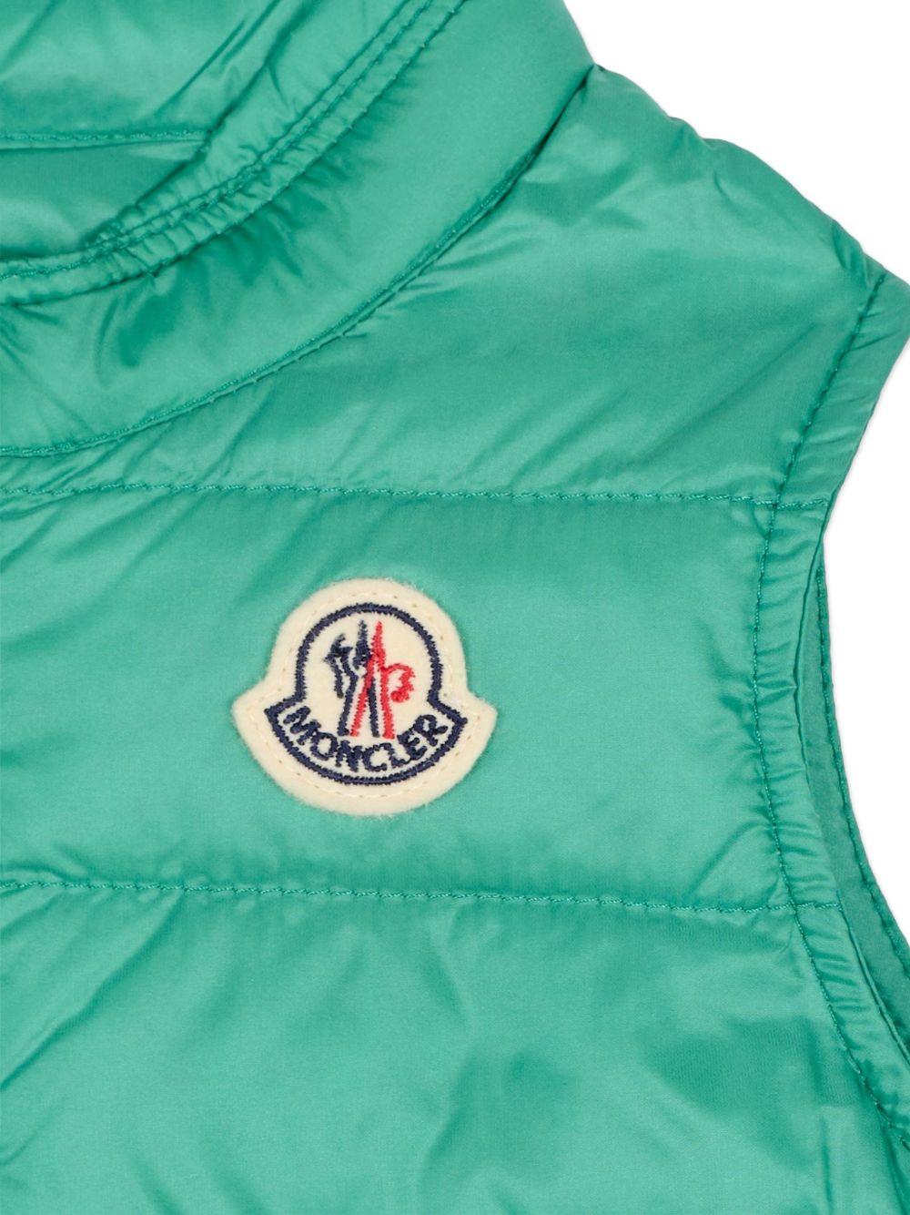 Giubbotto verde per neonato 9511A00023597YF 845 Moncler Kids 