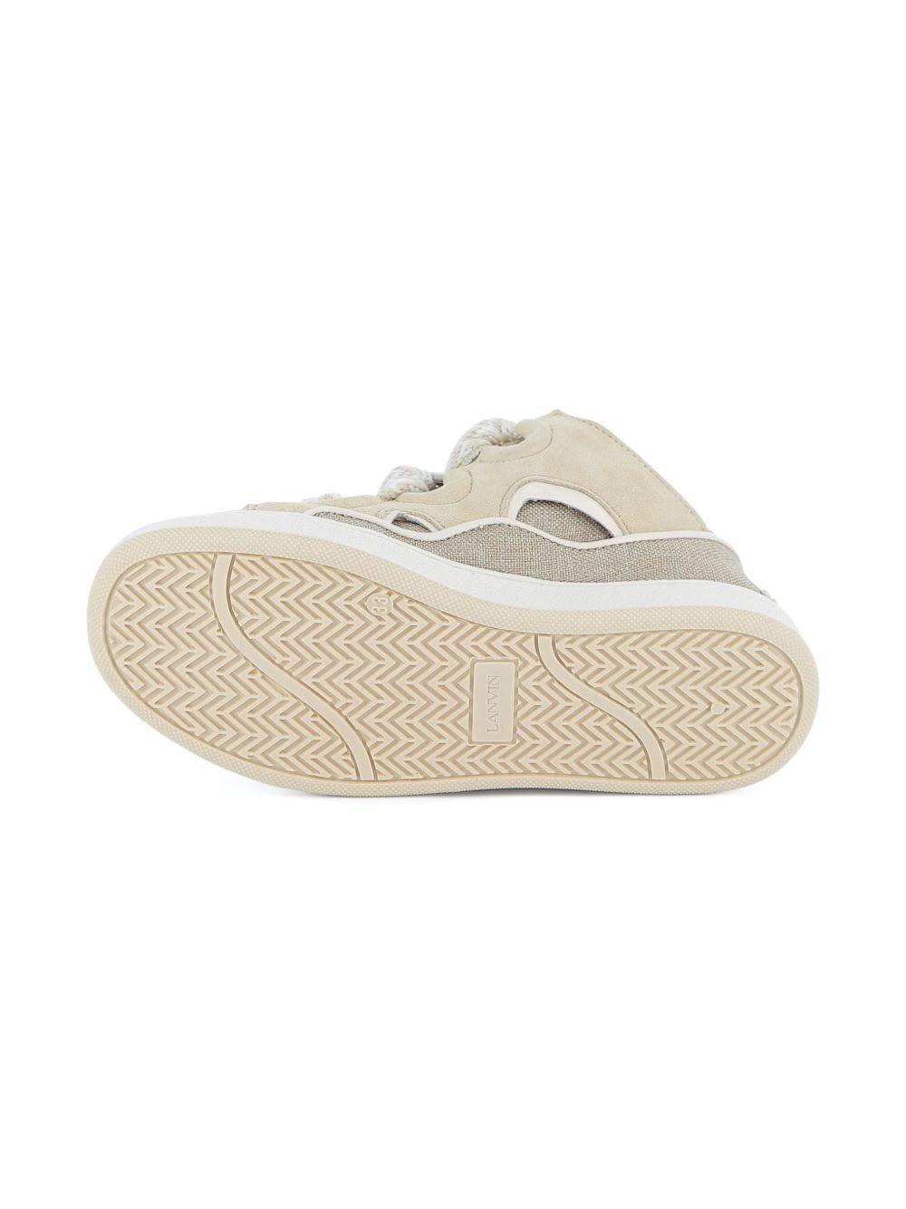 Sneakers beige per bambino N30329 P82 Lanvin Enfant 