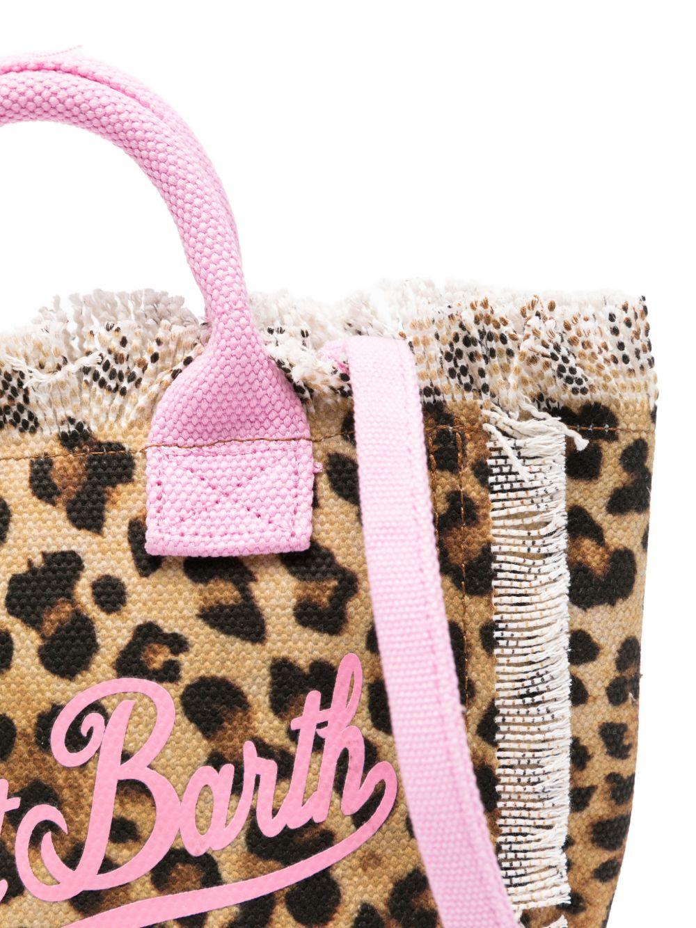 Borsetta leopardata marrone per bambina VAMI001 02591L MC2 Saint Barth Kids 