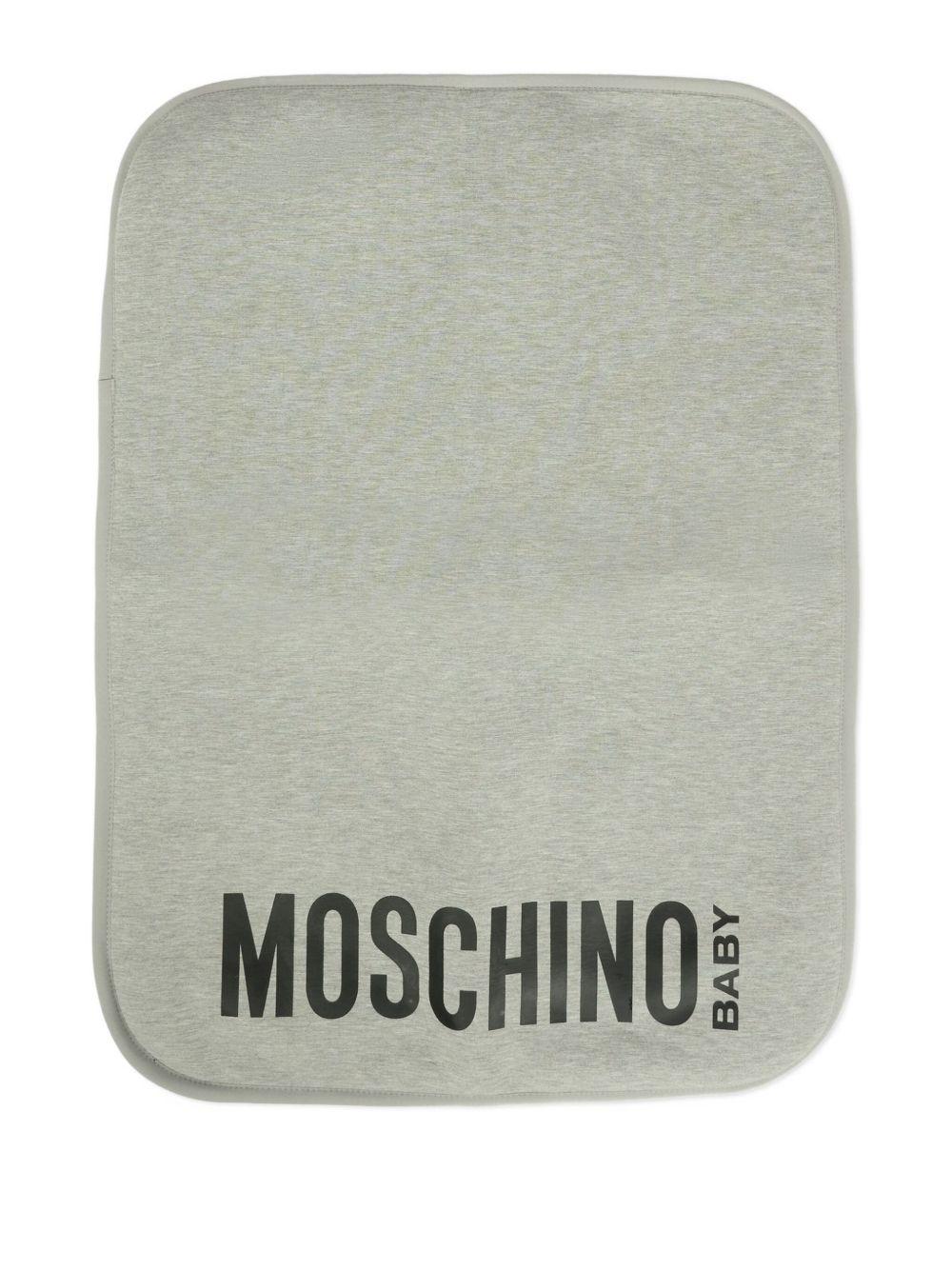 Borsa mamma grigia per neonato MUX05NLDA32 60901 Moschino Kids 