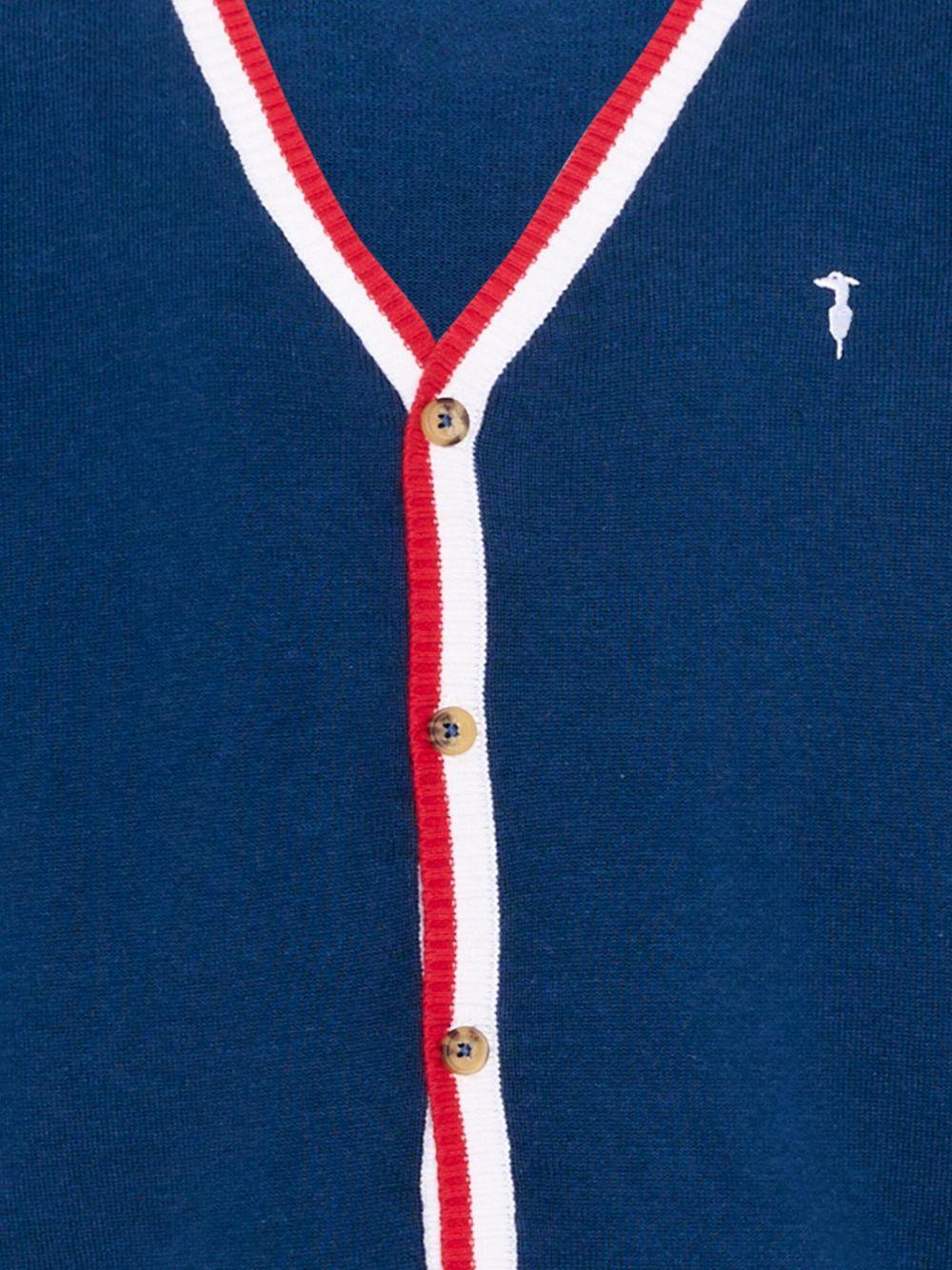 Cardigan blu per bambino TIP26007CDK BLU Trussardi Kids 