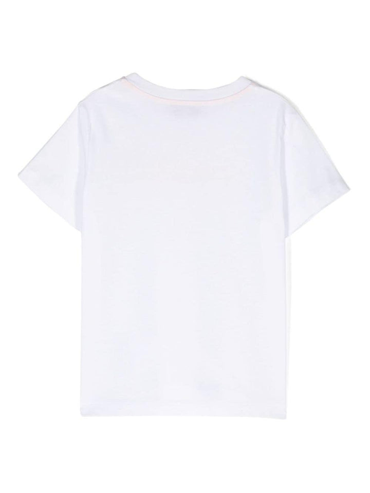 White t-shirt for girls with logo