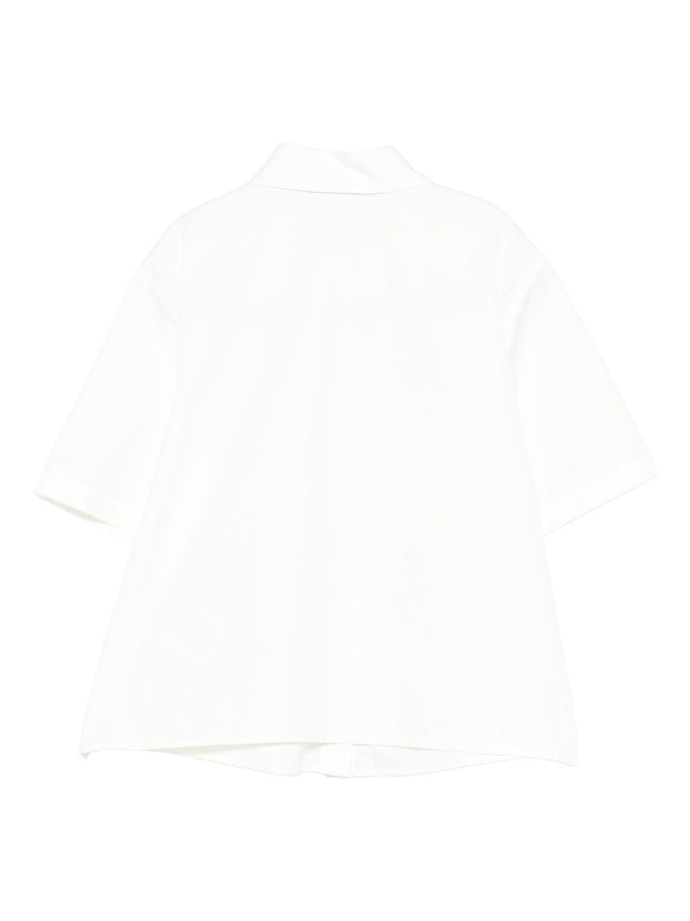 Camicia bianca per bambina JFC136AEXZ F0TU9 Fendi Kids 