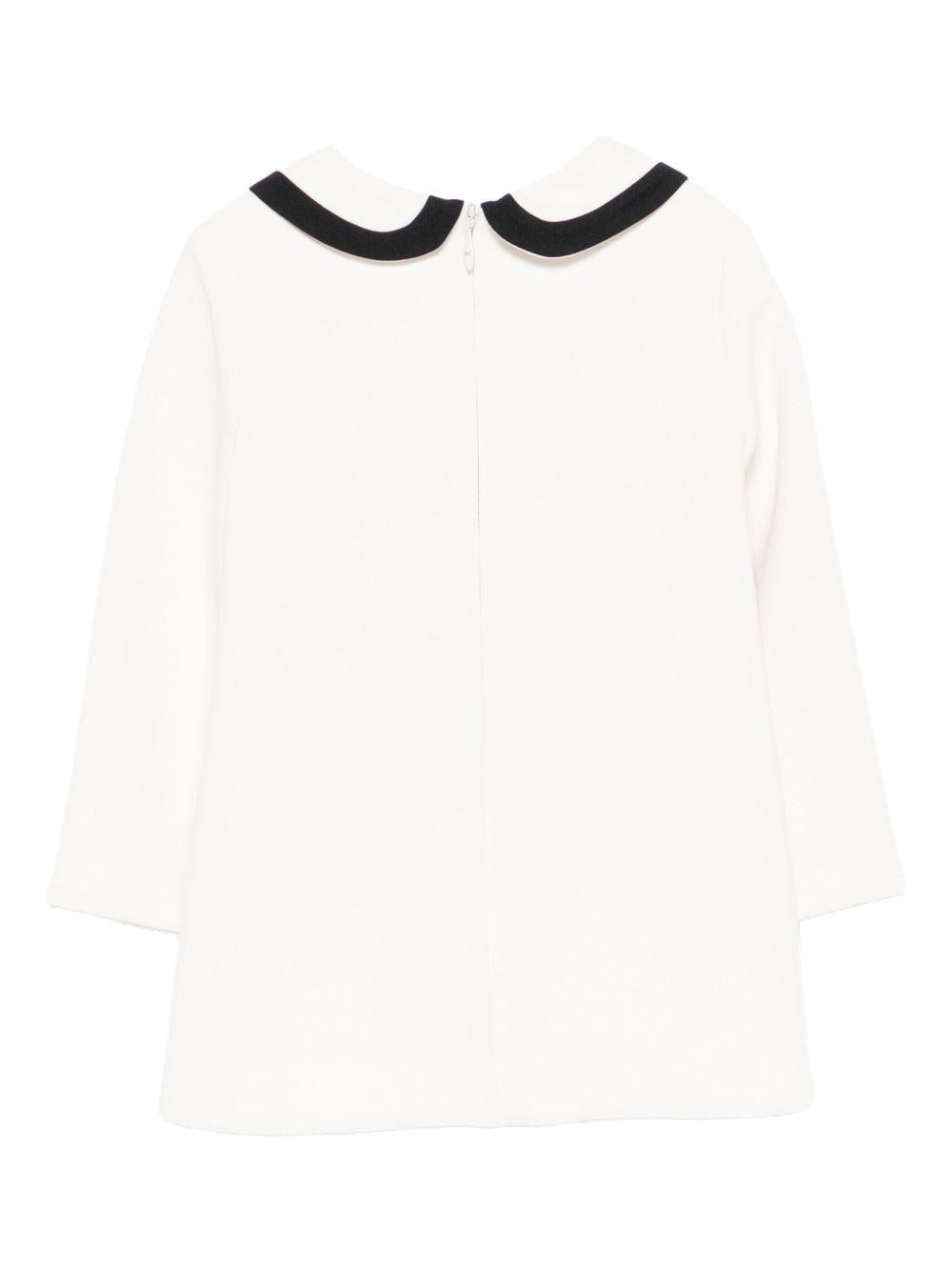 Abito bianco per neonata EGAB2150GA085 D759 Elisabetta Franchi Kids 