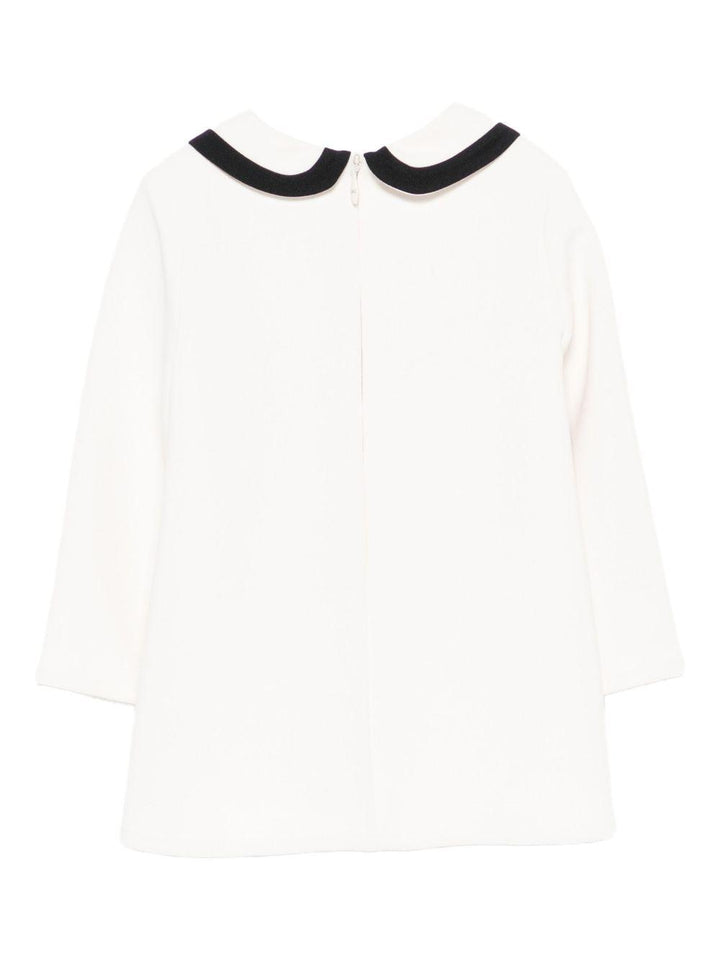 Abito bianco per neonata EGAB2150GA085 D759 Elisabetta Franchi Kids 