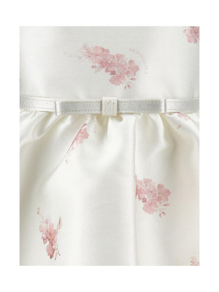 Abito bianco/rosa per neonata 73G9057673 0191 Monnalisa Kids 
