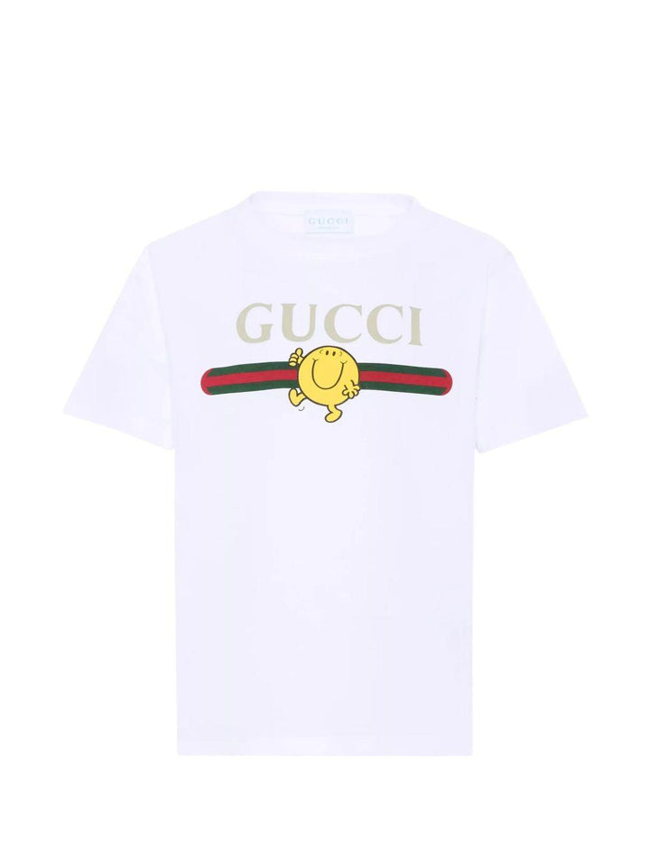 T-shirt bianca per bambino 575114XJHPS 9320 Gucci Kids 