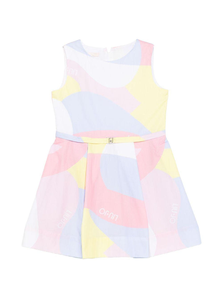 Abito multicolor per bambina KA6032T3424 U9895 Liu Jo 