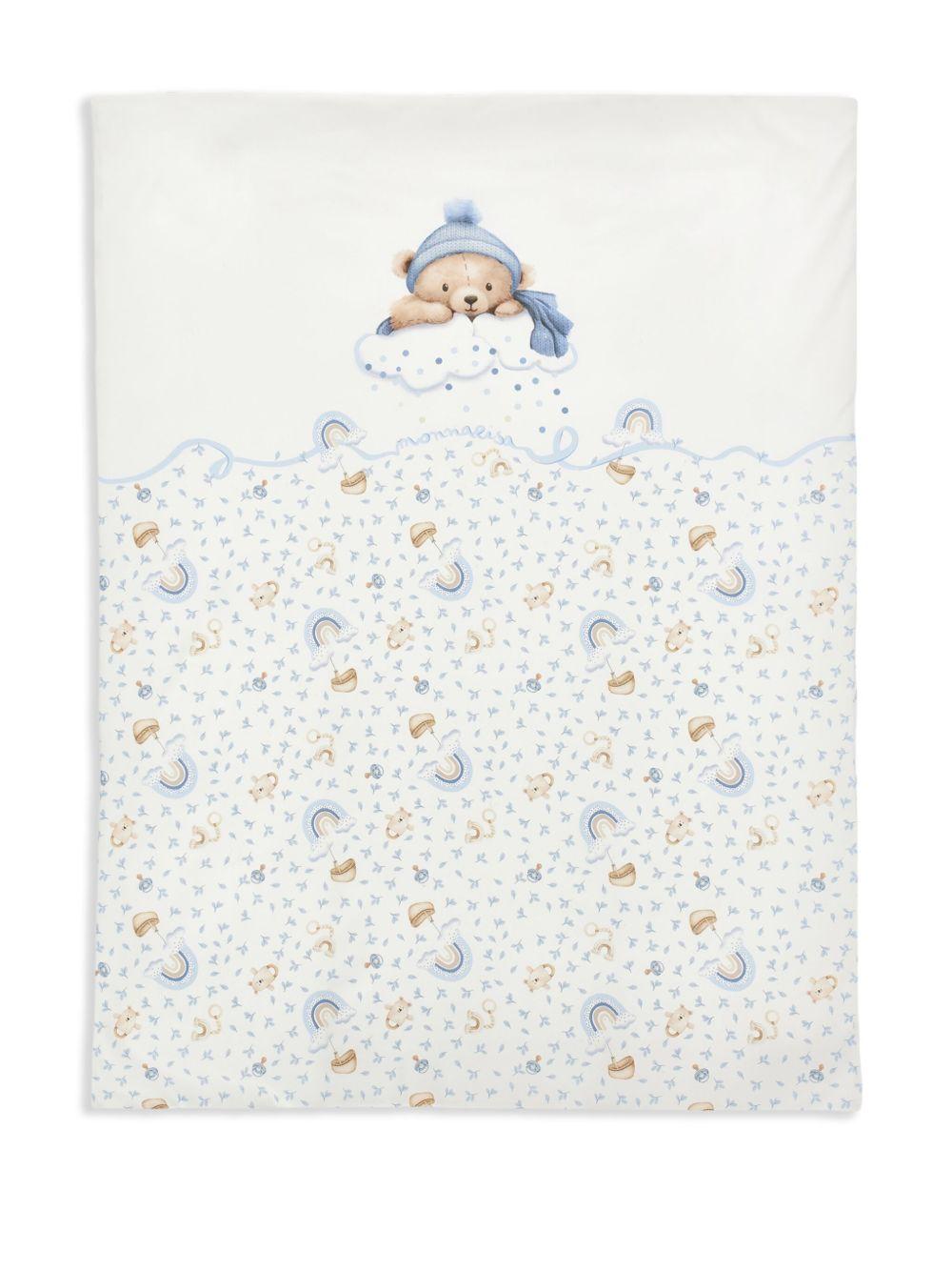 Coperta bianca per neonato 22F001NP6000 0152 Monnalisa Kids 