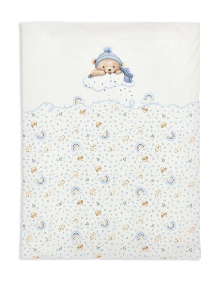 Coperta bianca per neonato 22F001NP6000 0152 Monnalisa Kids 