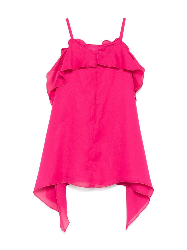 Dark pink dress for girls
