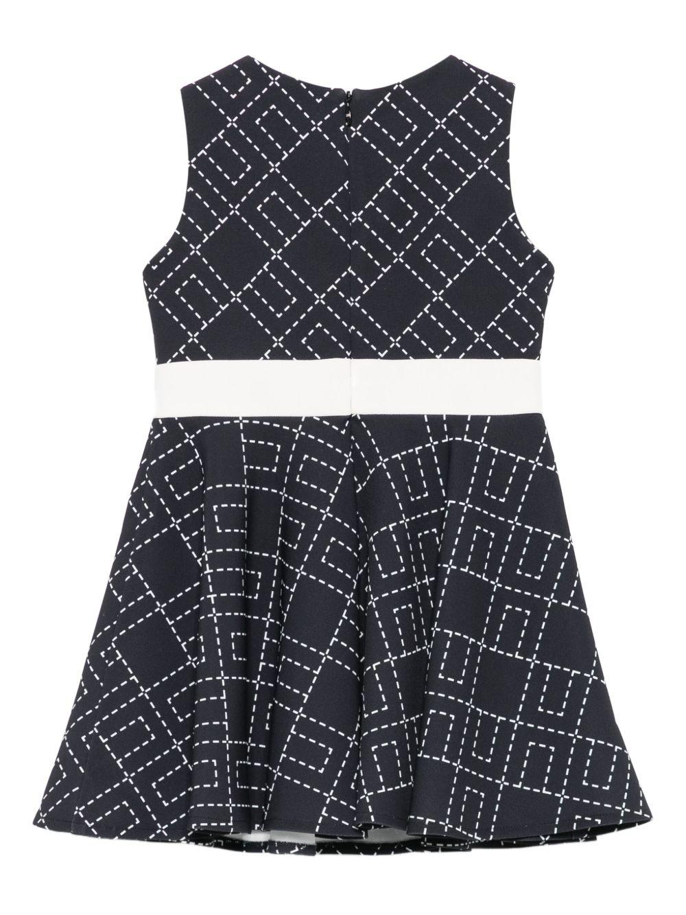 Abito nero per neonata EGAB2190GA023 D948 Elisabetta Franchi Kids 