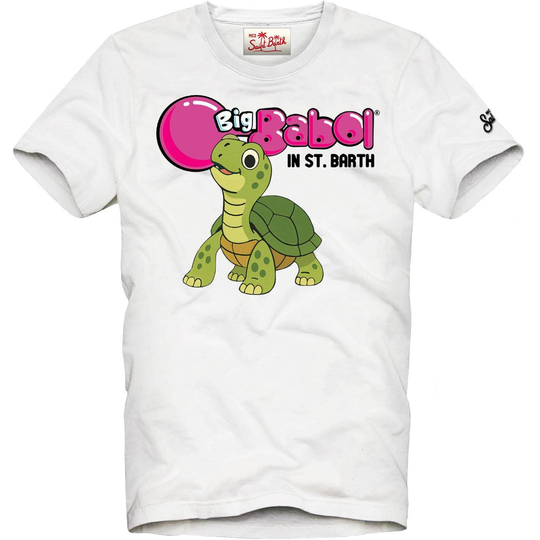 T-shirt bianco per bambino DNV0001 02208L MC2 Saint Barth Kids 